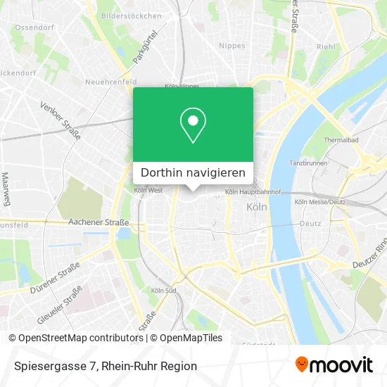 Spiesergasse 7 Karte