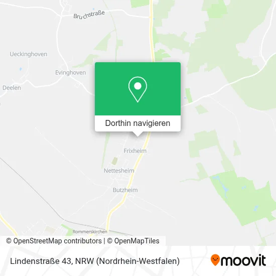 Lindenstraße 43 Karte