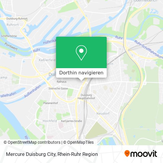 Mercure Duisburg City Karte