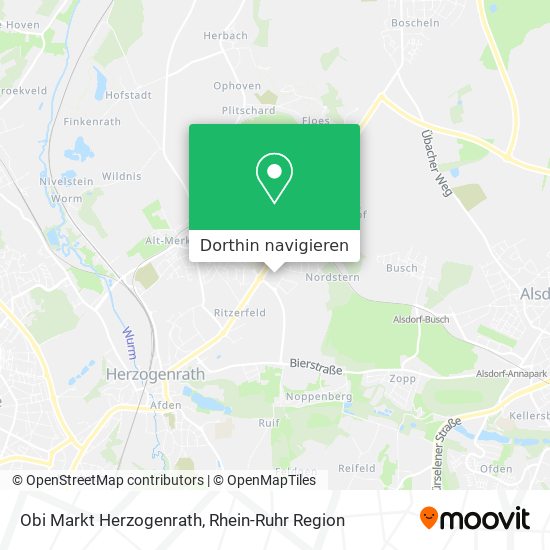 Obi Markt Herzogenrath Karte