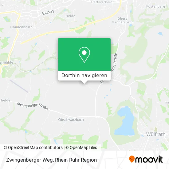 Zwingenberger Weg Karte