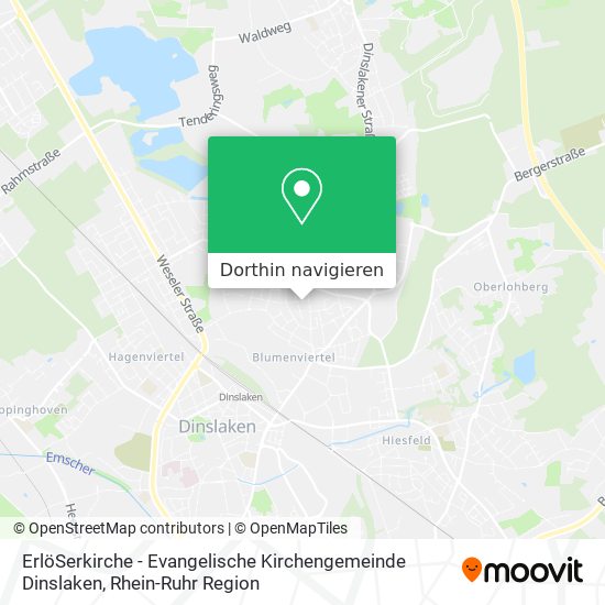 ErlöSerkirche - Evangelische Kirchengemeinde Dinslaken Karte
