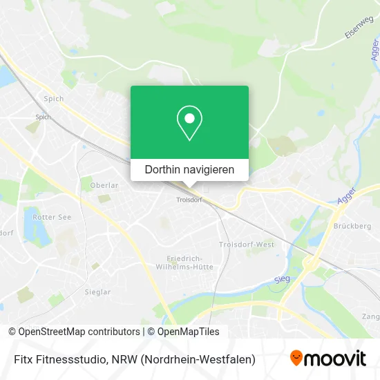 Fitx Fitnessstudio Karte