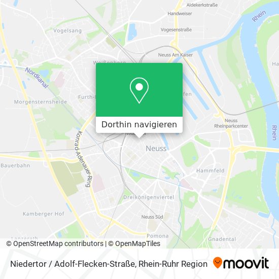 Niedertor / Adolf-Flecken-Straße Karte