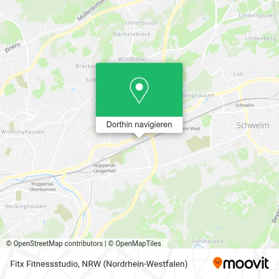 Fitx Fitnessstudio Karte