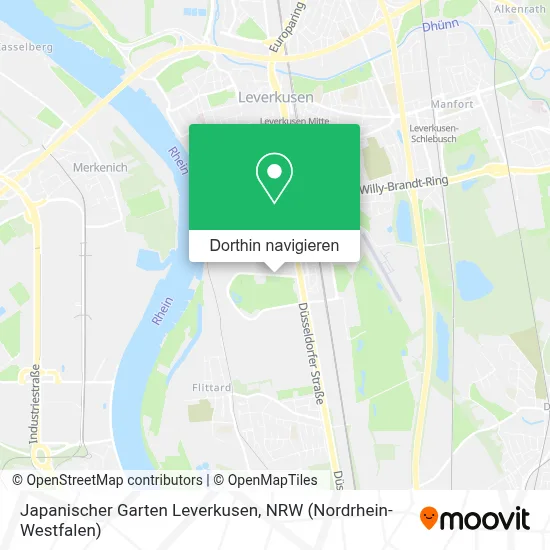 Japanischer Garten Leverkusen Karte