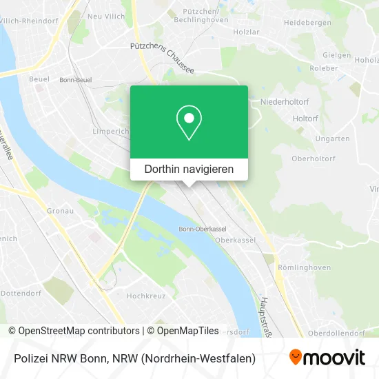 Polizei NRW Bonn Karte