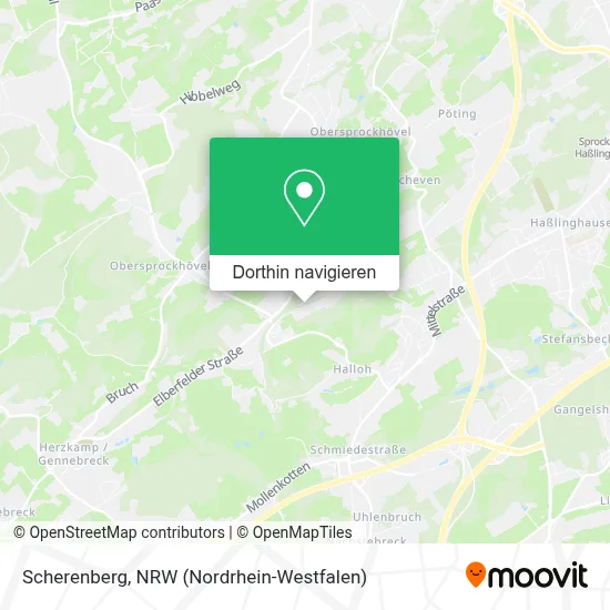 Scherenberg Karte