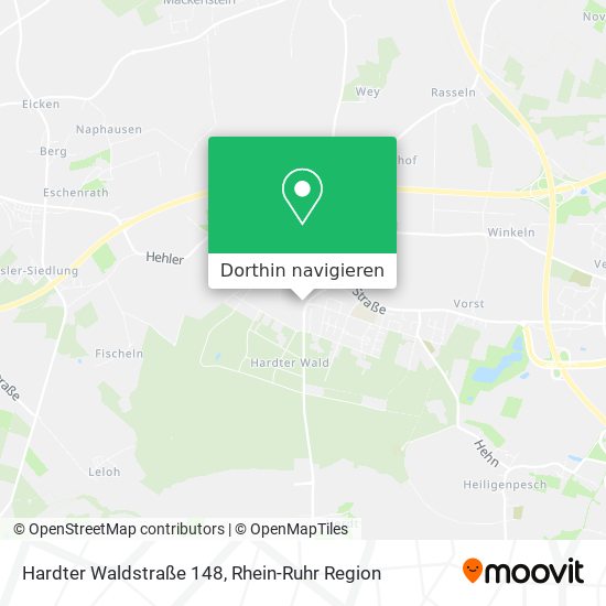 Hardter Waldstraße 148 Karte
