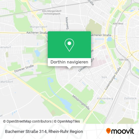 Bachemer Straße 314 Karte