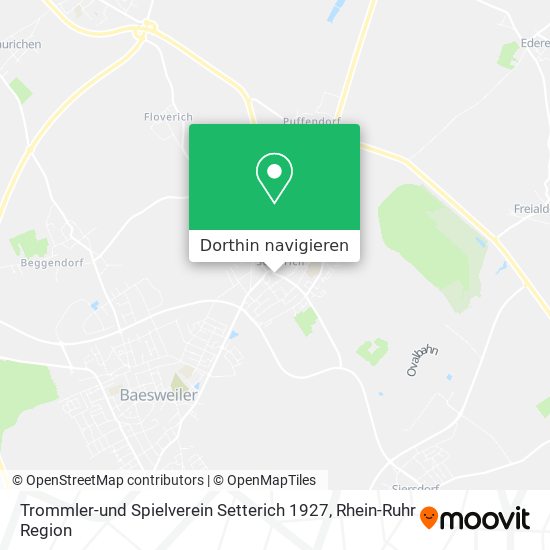 Trommler-und Spielverein Setterich 1927 Karte