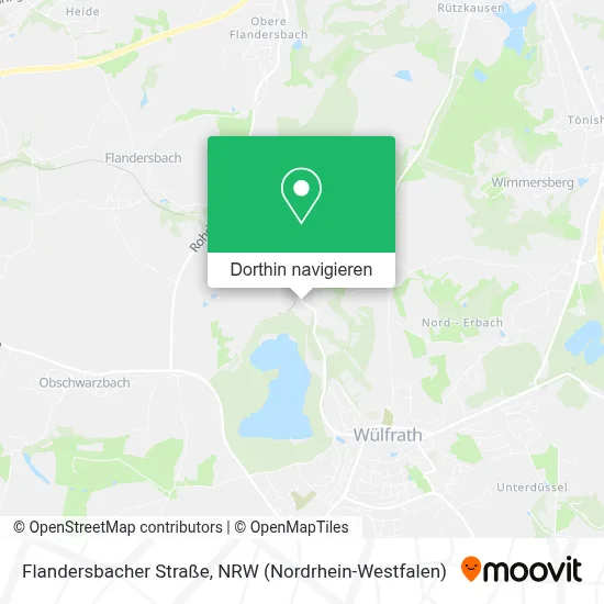 Flandersbacher Straße Karte