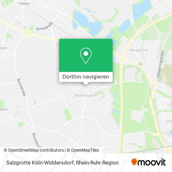 Salzgrotte Köln-Widdersdorf Karte