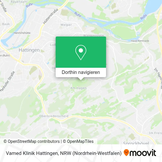 Vamed Klinik Hattingen Karte