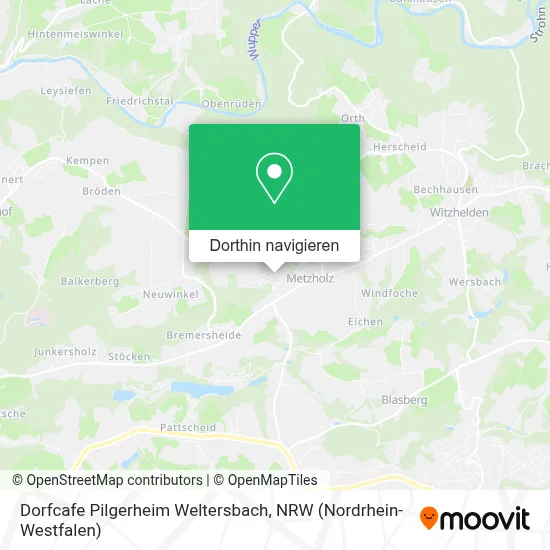 Dorfcafe Pilgerheim Weltersbach Karte