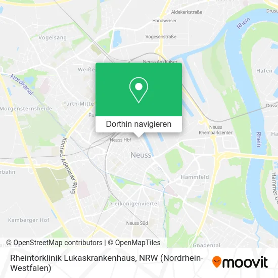 Rheintorklinik Lukaskrankenhaus Karte