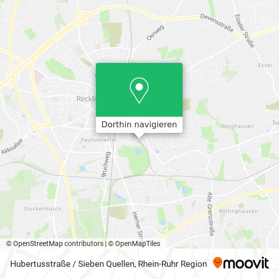 Hubertusstraße / Sieben Quellen Karte