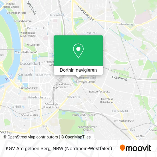 KGV Am gelben Berg Karte