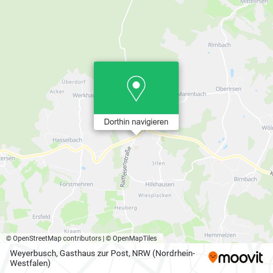Weyerbusch, Gasthaus zur Post Karte
