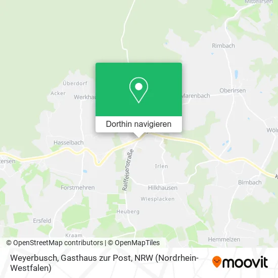 Weyerbusch, Gasthaus zur Post Karte