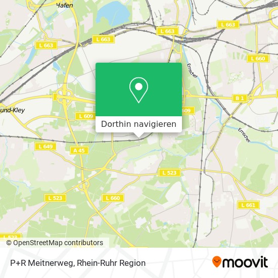 P+R Meitnerweg Karte