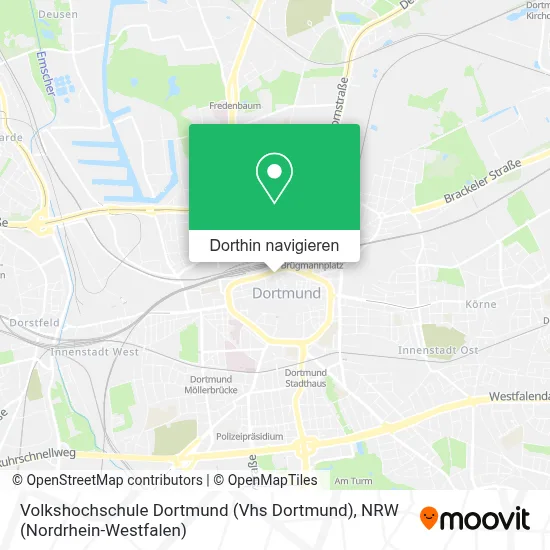Volkshochschule Dortmund (Vhs Dortmund) Karte