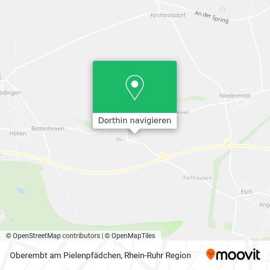 Oberembt am Pielenpfädchen Karte