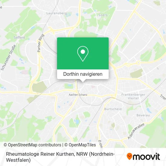 Rheumatologe Reiner Kurthen Karte