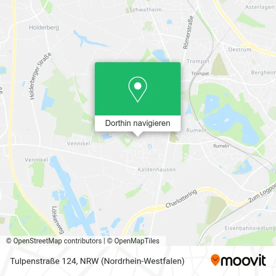 Tulpenstraße 124 Karte