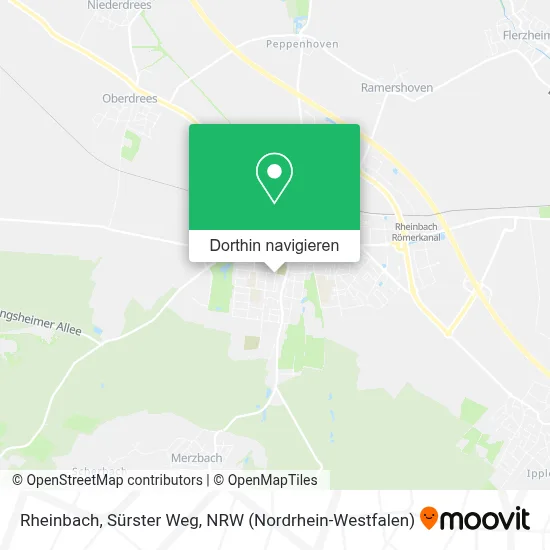 Rheinbach, Sürster Weg Karte
