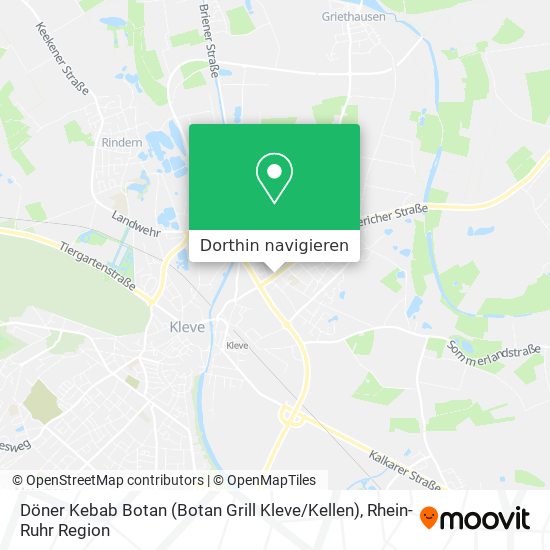 Döner Kebab Botan (Botan Grill Kleve / Kellen) Karte