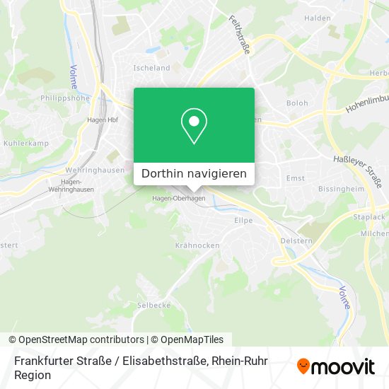 Frankfurter Straße / Elisabethstraße Karte