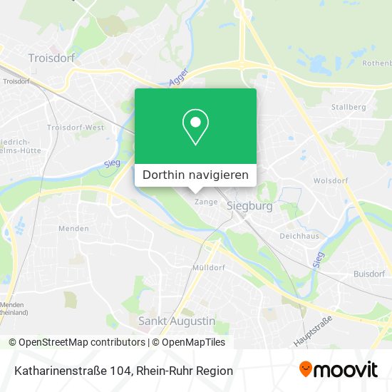 Katharinenstraße 104 Karte