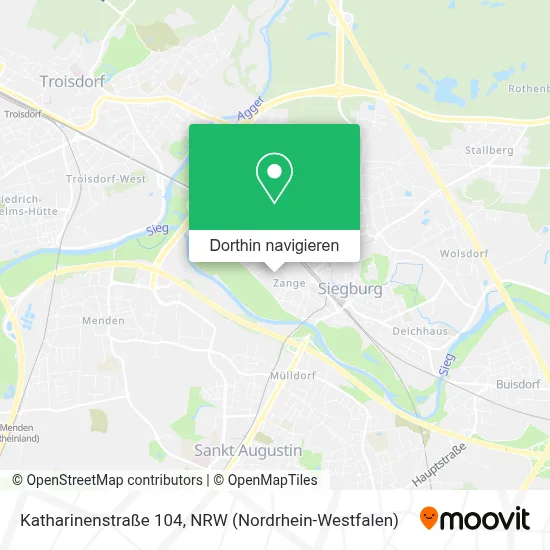 Katharinenstraße 104 Karte