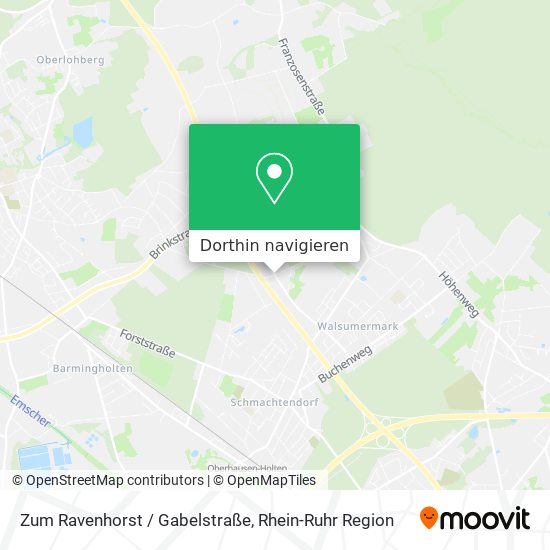 Zum Ravenhorst / Gabelstraße Karte