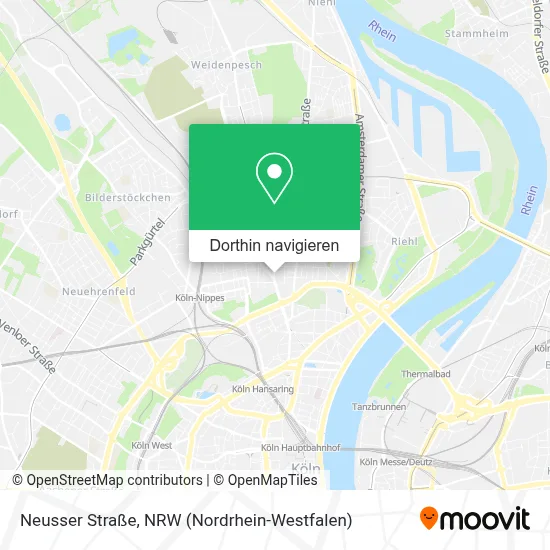 Neusser Straße Karte