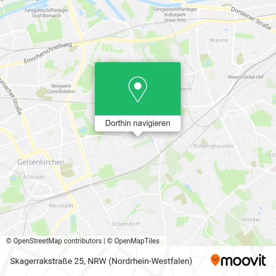 Skagerrakstraße 25 Karte