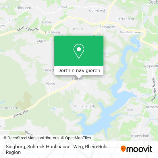 Siegburg, Schreck Hochhauser Weg Karte