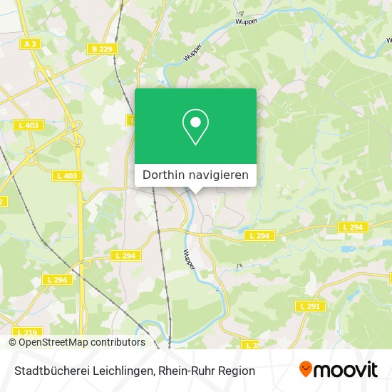 Stadtbücherei Leichlingen Karte