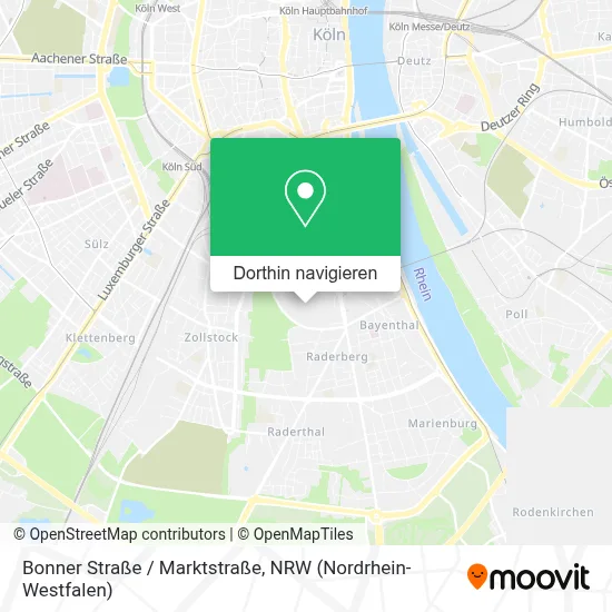 Bonner Straße / Marktstraße Karte