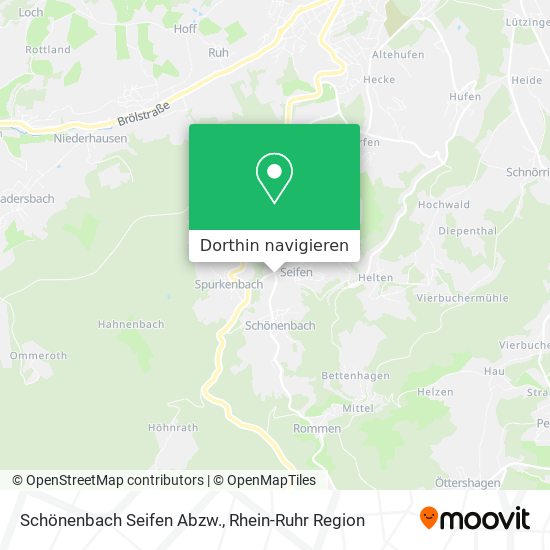 Schönenbach Seifen Abzw. Karte
