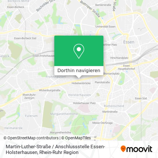 Martin-Luther-Straße / Anschlussstelle Essen-Holsterhausen Karte