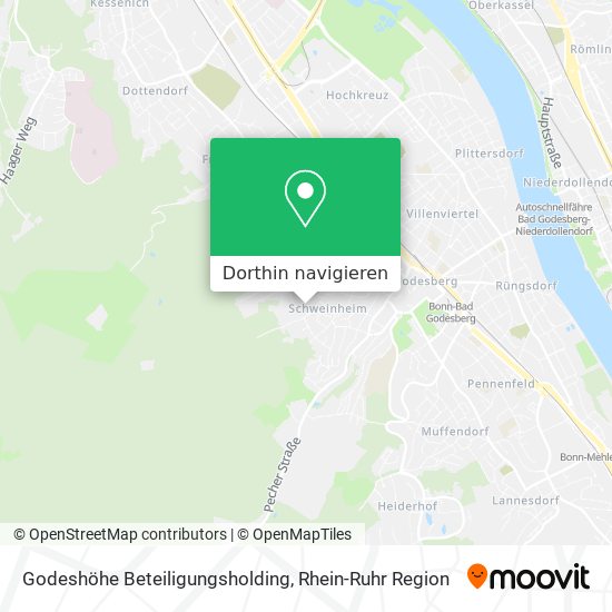 Godeshöhe Beteiligungsholding Karte