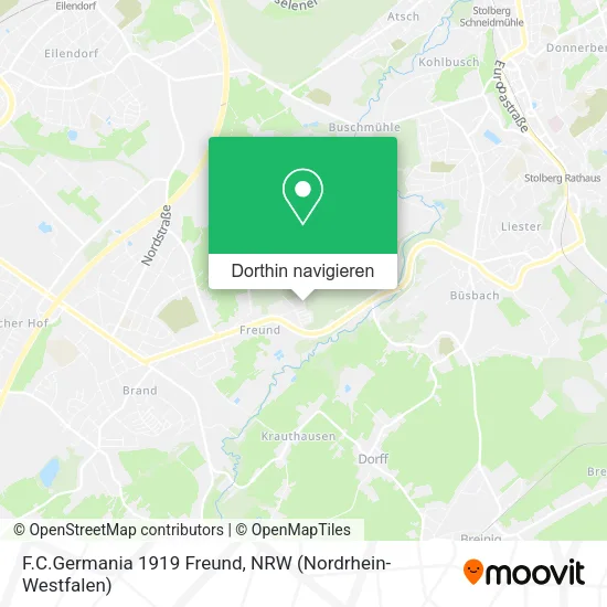 F.C.Germania 1919 Freund Karte