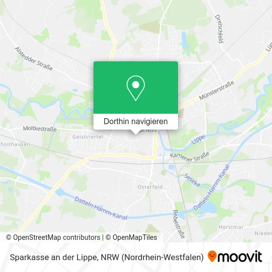 Sparkasse an der Lippe Karte