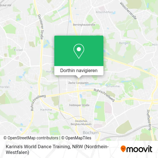 Karina's World Dance Training Karte