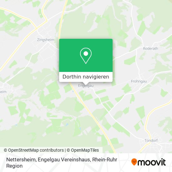 Nettersheim, Engelgau Vereinshaus Karte
