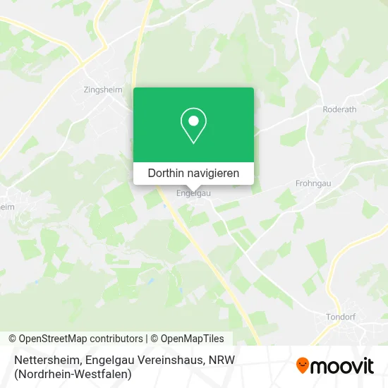 Nettersheim, Engelgau Vereinshaus Karte