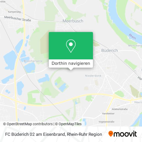 FC Büderich 02 am Eisenbrand Karte