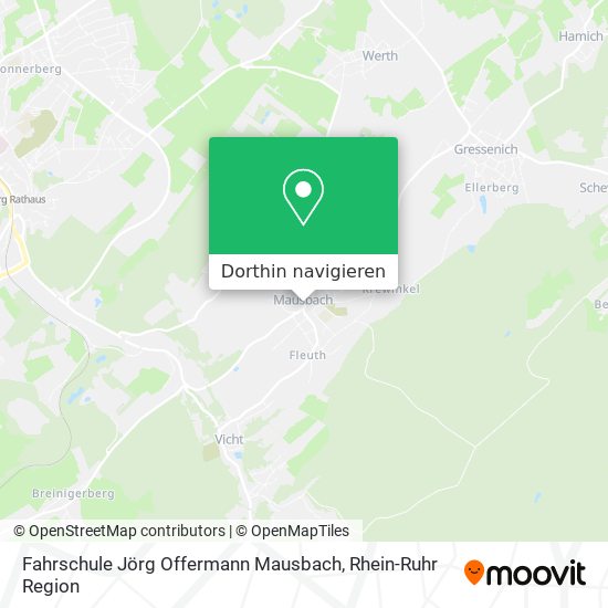 Fahrschule Jörg Offermann Mausbach Karte